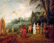 The Island of Cythera WATTEAU, Antoine